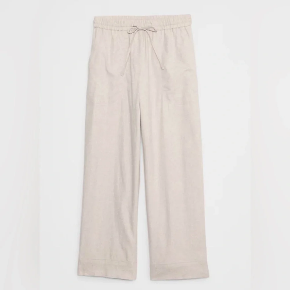 Banana Republic Linen Drawstring Trouser NWT